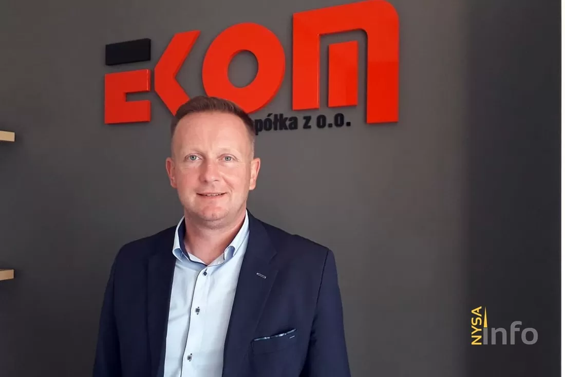 Damian Nowakowski - prezes spółki EKOM