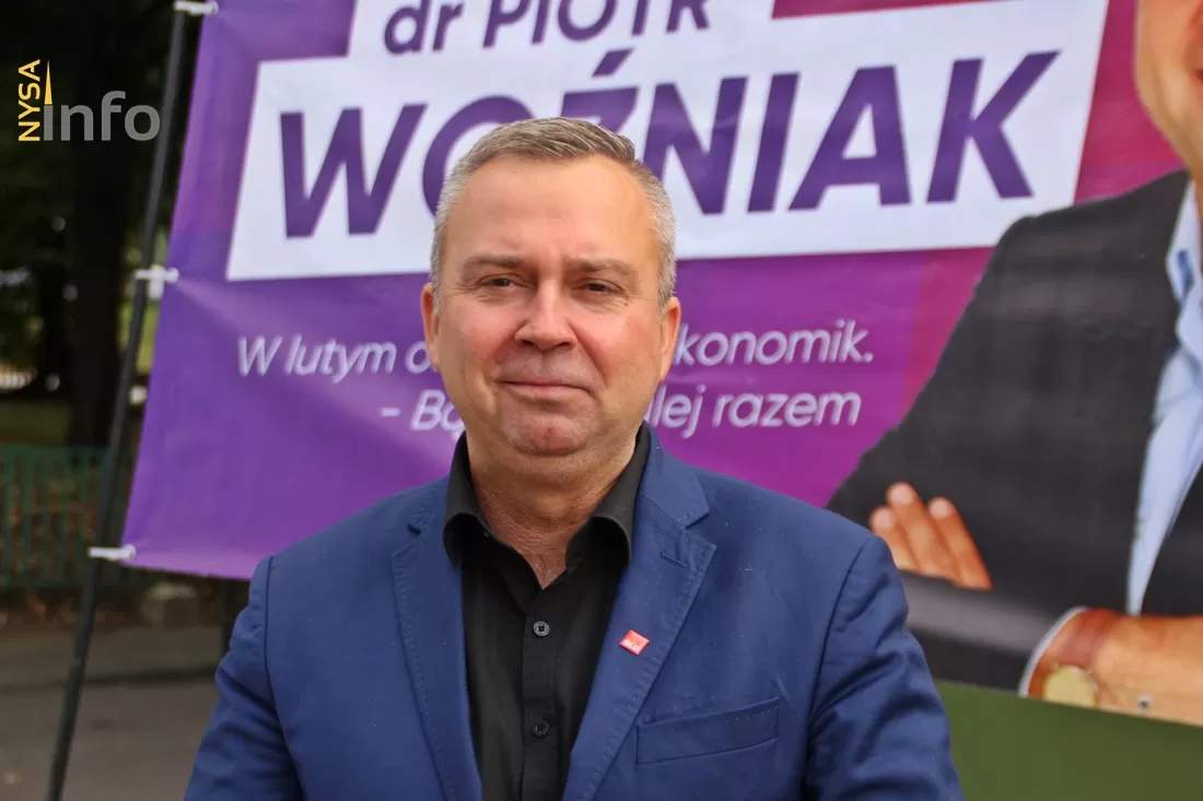 Piotr Woźniak - były wicestarosta ubiega się obecnie o mandat posła