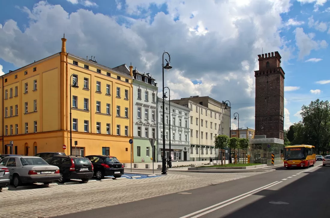 Ulica Piastowska po remoncie