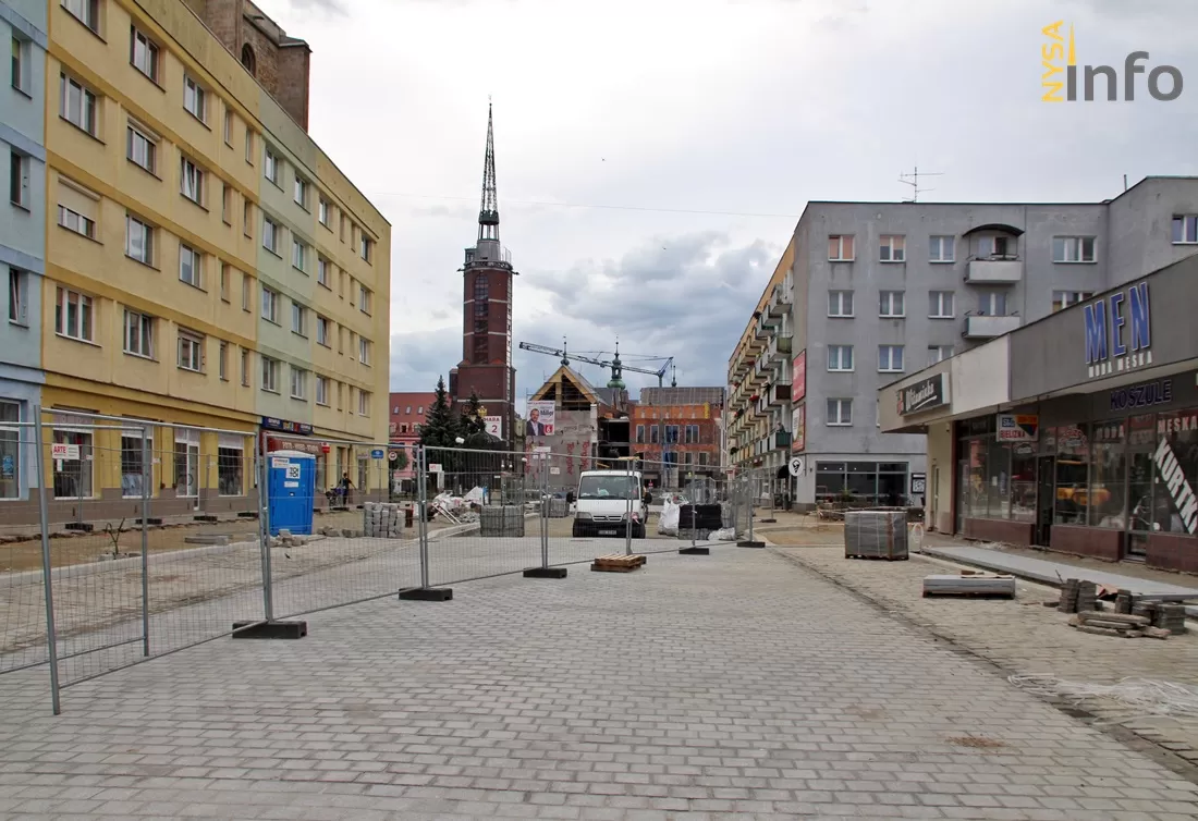 Ulica Wrocławska - widok w kierunku Rynku