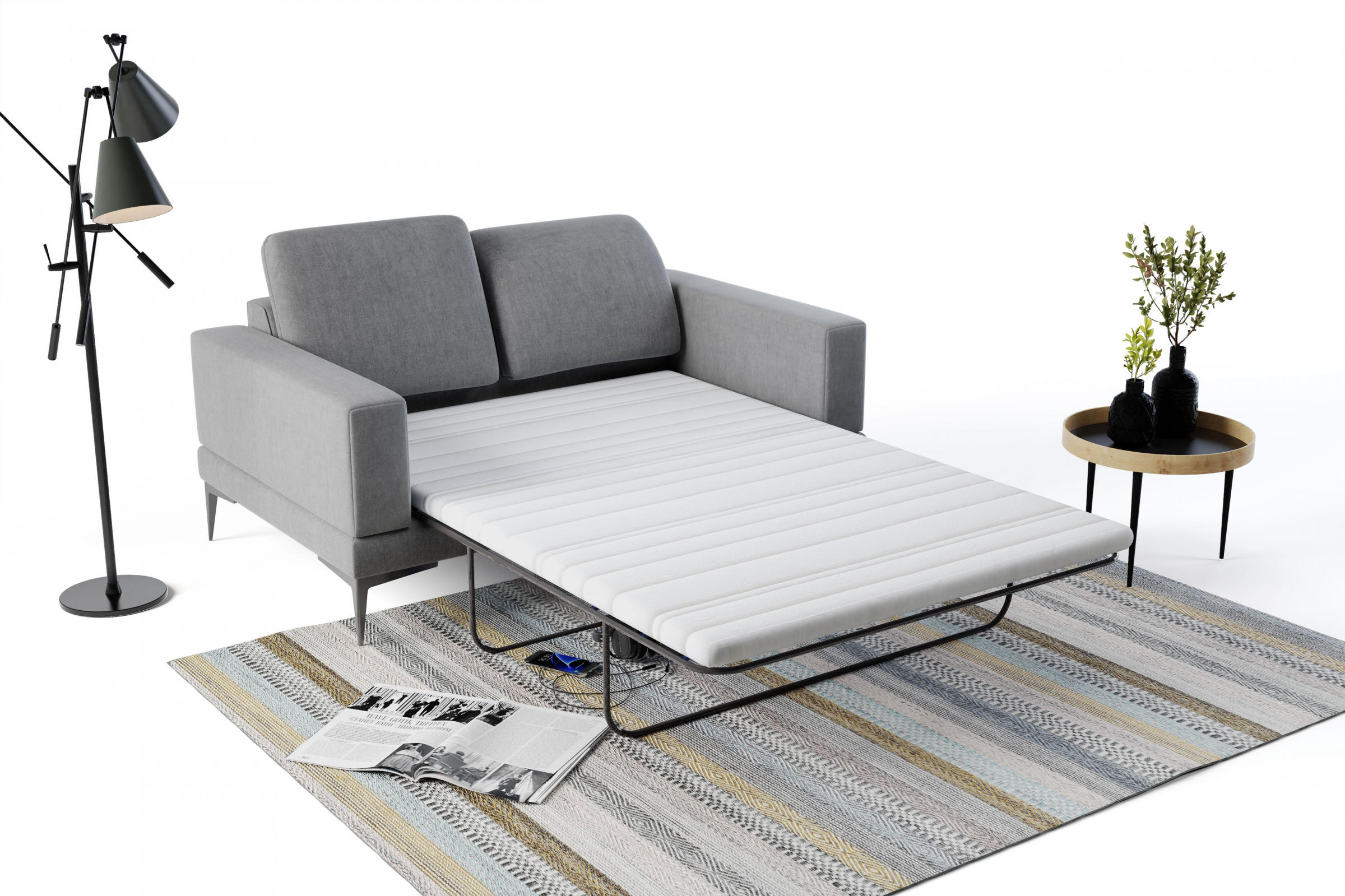 Kanapa z funkcją spania do salonu – jak wybrać nowoczesny, wygodny model na co dzień i dla gości?