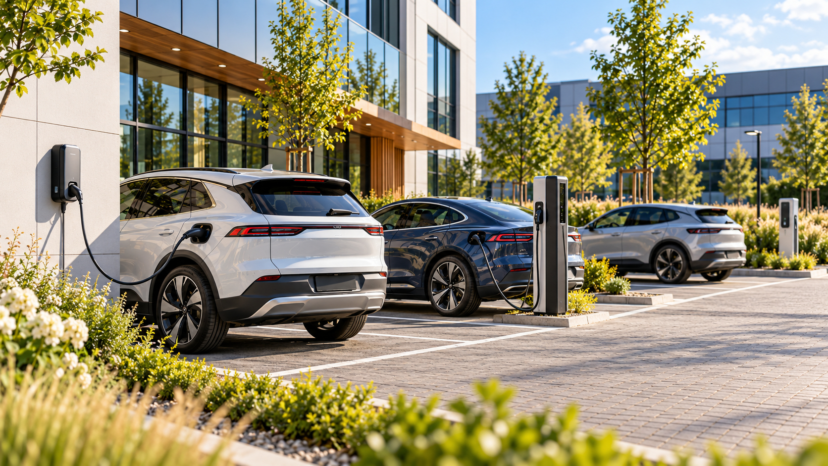 Stacja ładowania na firmowym parkingu – 11 kW, 22 kW czy szybkie DC? Jak dobrze wybrać?